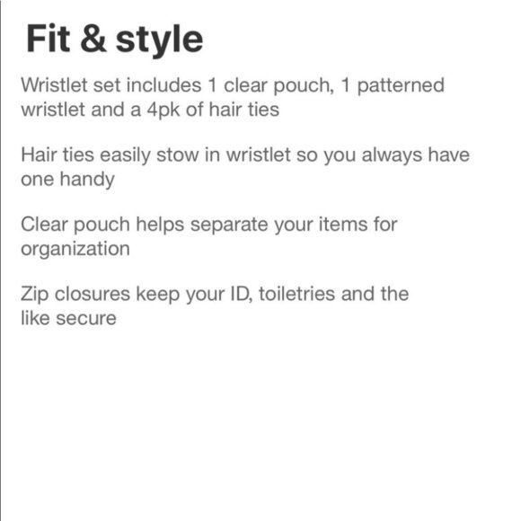 JOY LAB Zip Closure Wristlet Bundle NWOT - Picture 6 of 6